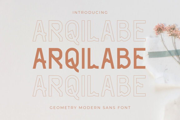 Arqilabe - Geometry Modern Sans