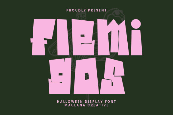 Flemigos Halloween Display Font