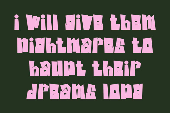 Flemigos Halloween Display Font