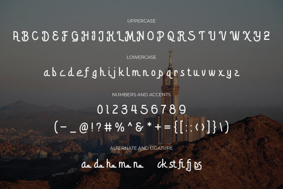 Syafinela - Arabic Font