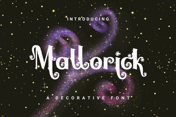 Mallorick - A Decorative Font