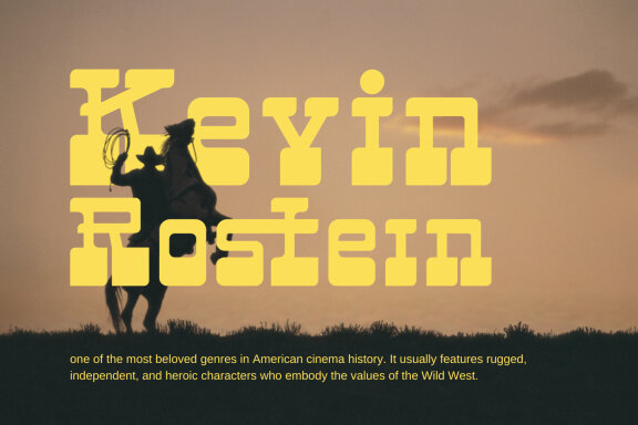 Alucky West - Vintage Display Font