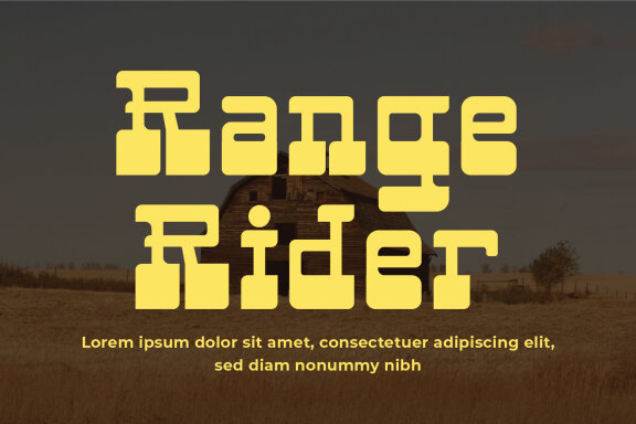 Alucky West - Vintage Display Font
