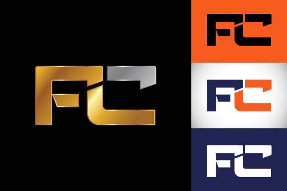 Letter F C Logo Design