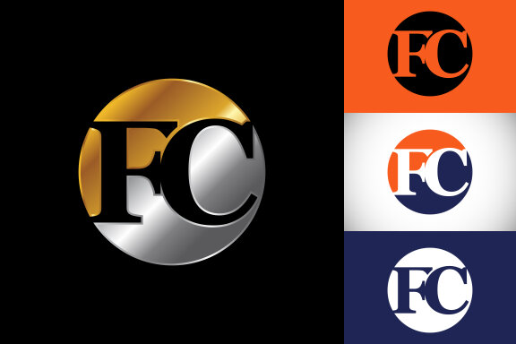 Letter F C Logo Design