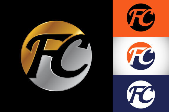 Letter F C Logo Design