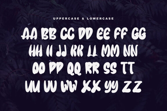Tamoth Utamo Handwritten Display Font