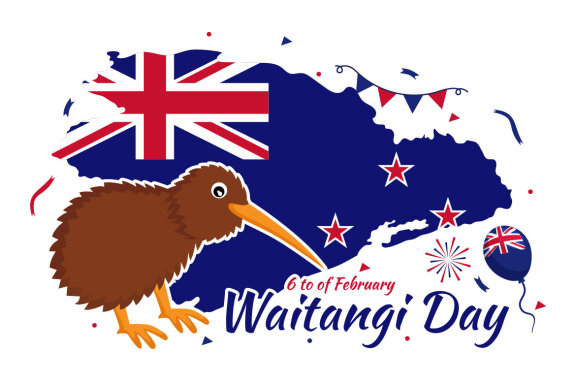 13 Happy Waitangi Day Illustration