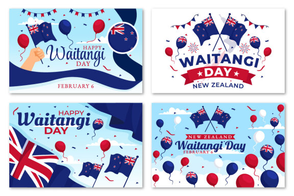 13 Happy Waitangi Day Illustration