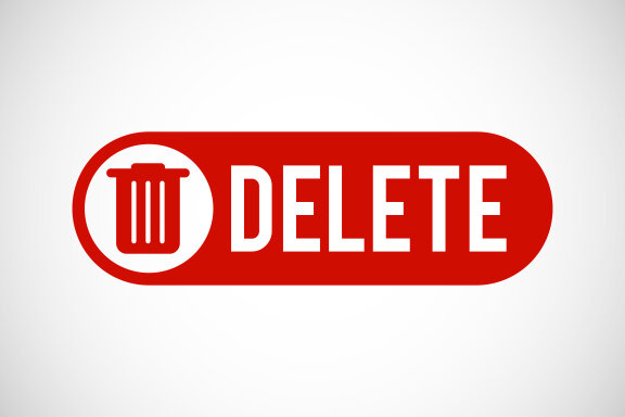 Delete button