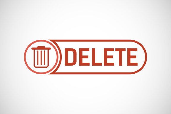 Delete button