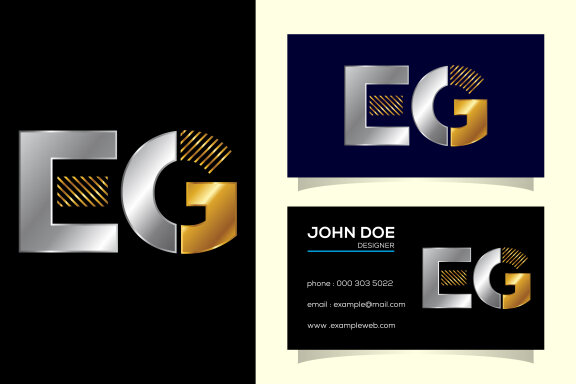 Letter E G Logo