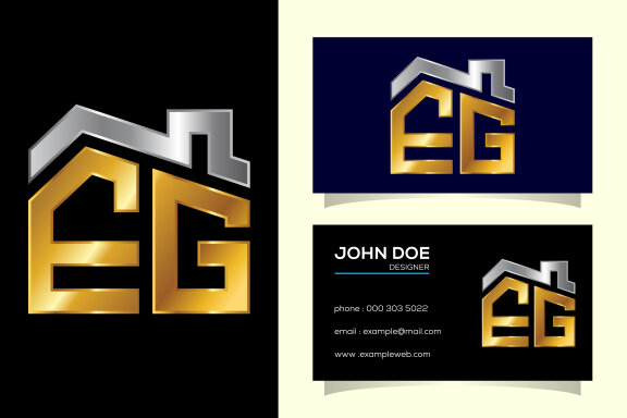 Letter E G Logo