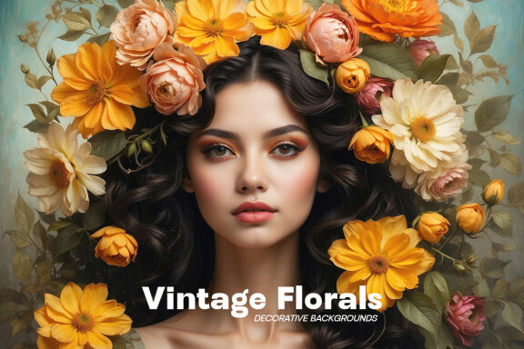 Floral Vintage Pattern Backgrounds
