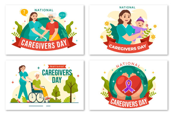 12 National Caregivers Day Illustration