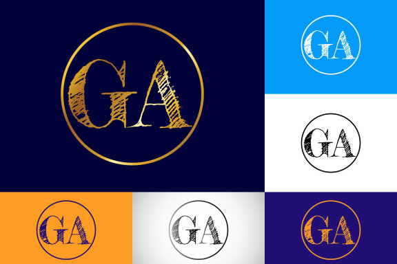 Letter G A Logo 