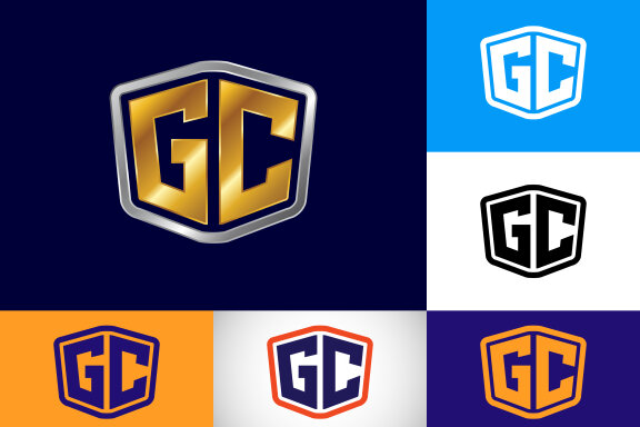 G c logo Free Stock Vectors