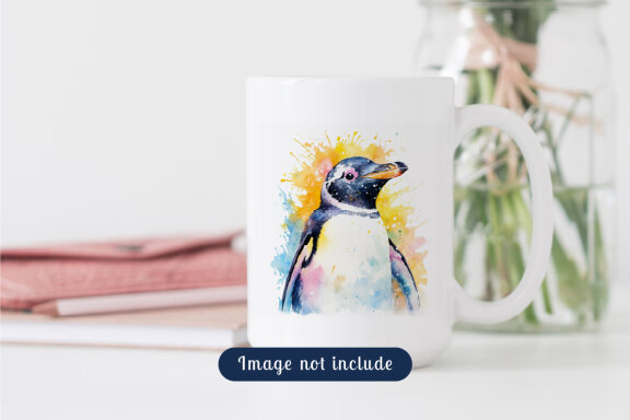Free watercolor penguin collection vol. 1