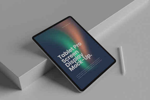 Tablet Pro Display Mockup