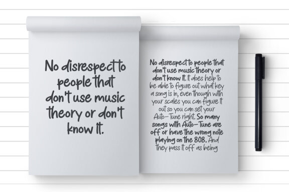 This Notes - Handwritten Marker Note Font