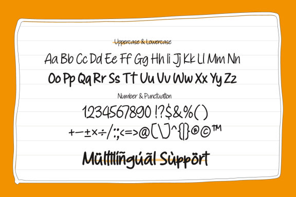 This Notes - Handwritten Marker Note Font