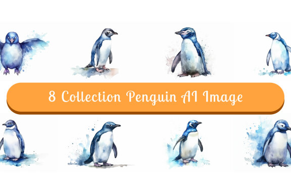 watercolor penguin collection vol. 10