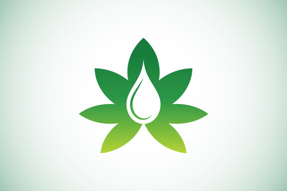 Marijuana leaf Logo