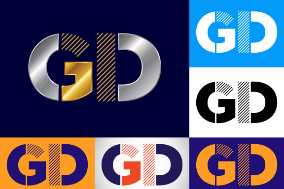 Letter G D Logo Design