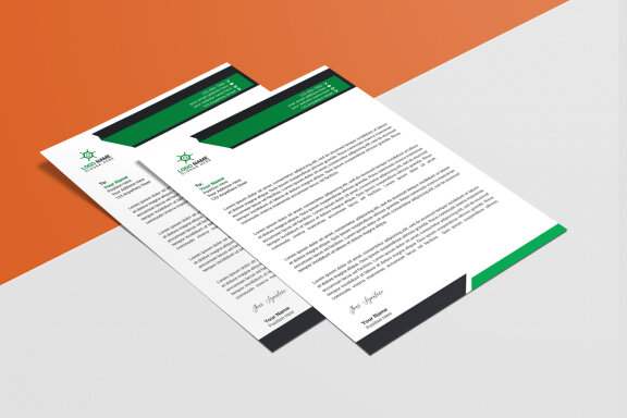 Corporate Letterhead Design Template