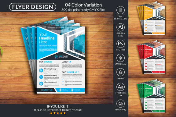 Corporate Flyer Design Template