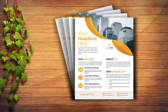 Modern Flyer Design Template