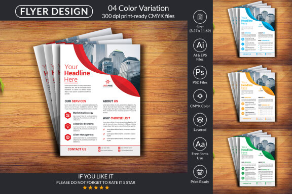 Modern Flyer Design Template