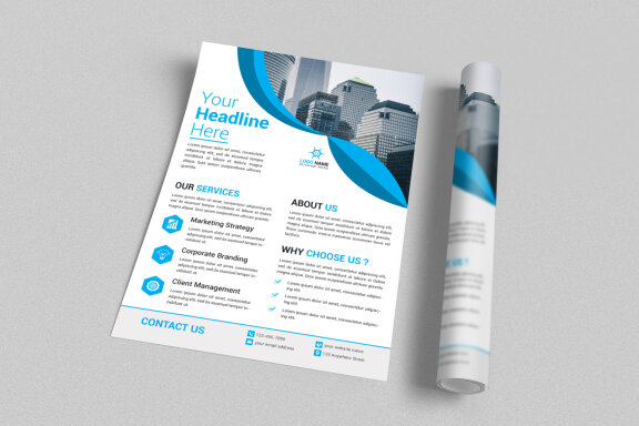 Modern Flyer Design Template