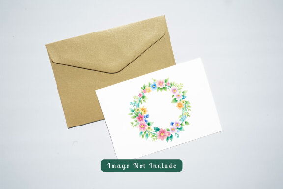 collection of watercolor illustrations of leaves and flowers forming a circle vol. 1