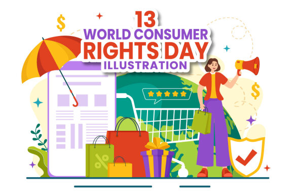 13 World Consumer Rights Day Illustration