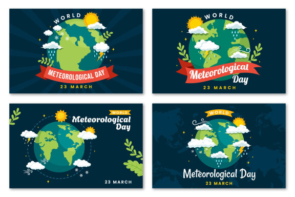 12 World Meteorological Day Illustration