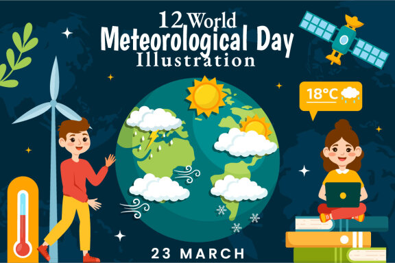 12 World Meteorological Day Illustration