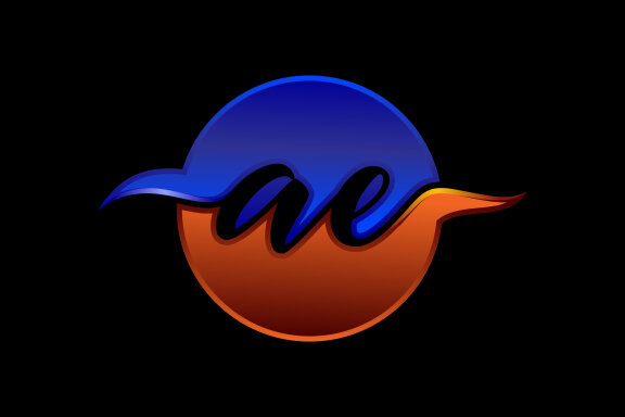 Letter A E Logo Design