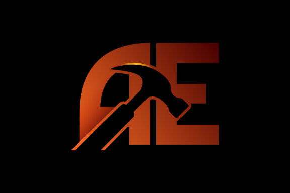 Letter A E Logo Design