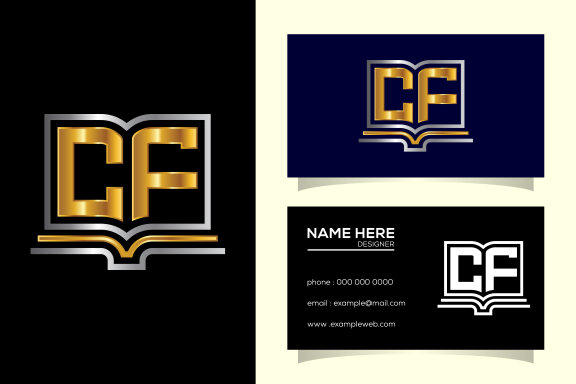 Letter C F Logo Design