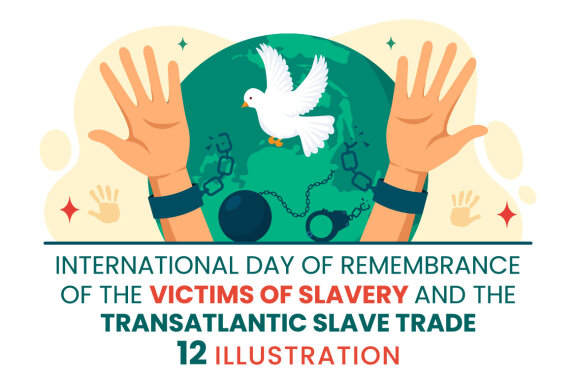 12 the Victims of Slavery and the Transatlantic Slave Illustration