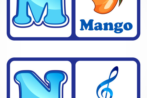 Alphabet flashcards for kids