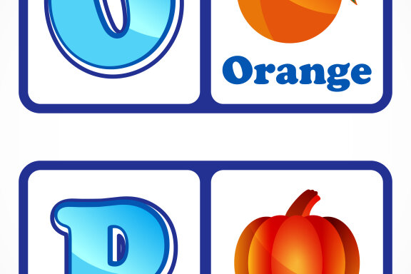Alphabet flashcards for kids