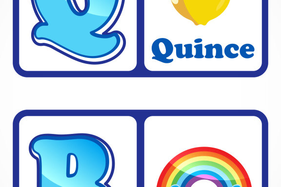 Alphabet flashcards for kids