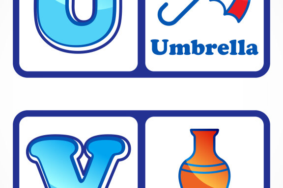 Alphabet flashcards for kids