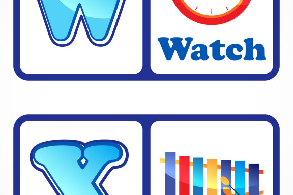 Alphabet flashcards for kids