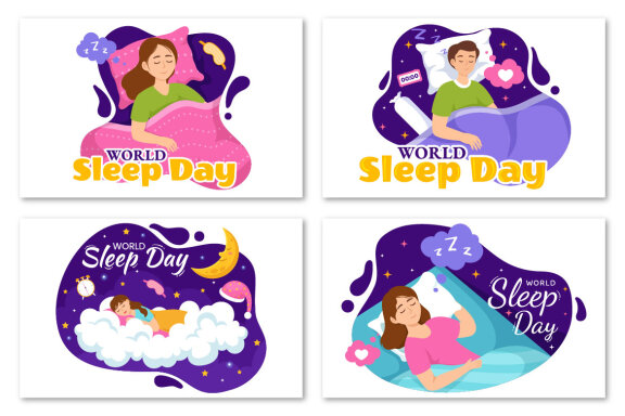 12 World Sleep Day Illustration