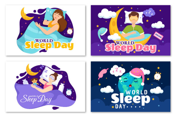 12 World Sleep Day Illustration