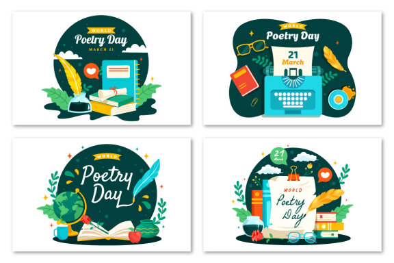 12 World Poetry Day Illustration