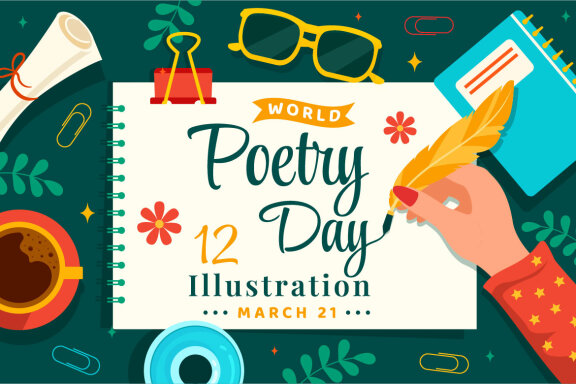 12 World Poetry Day Illustration